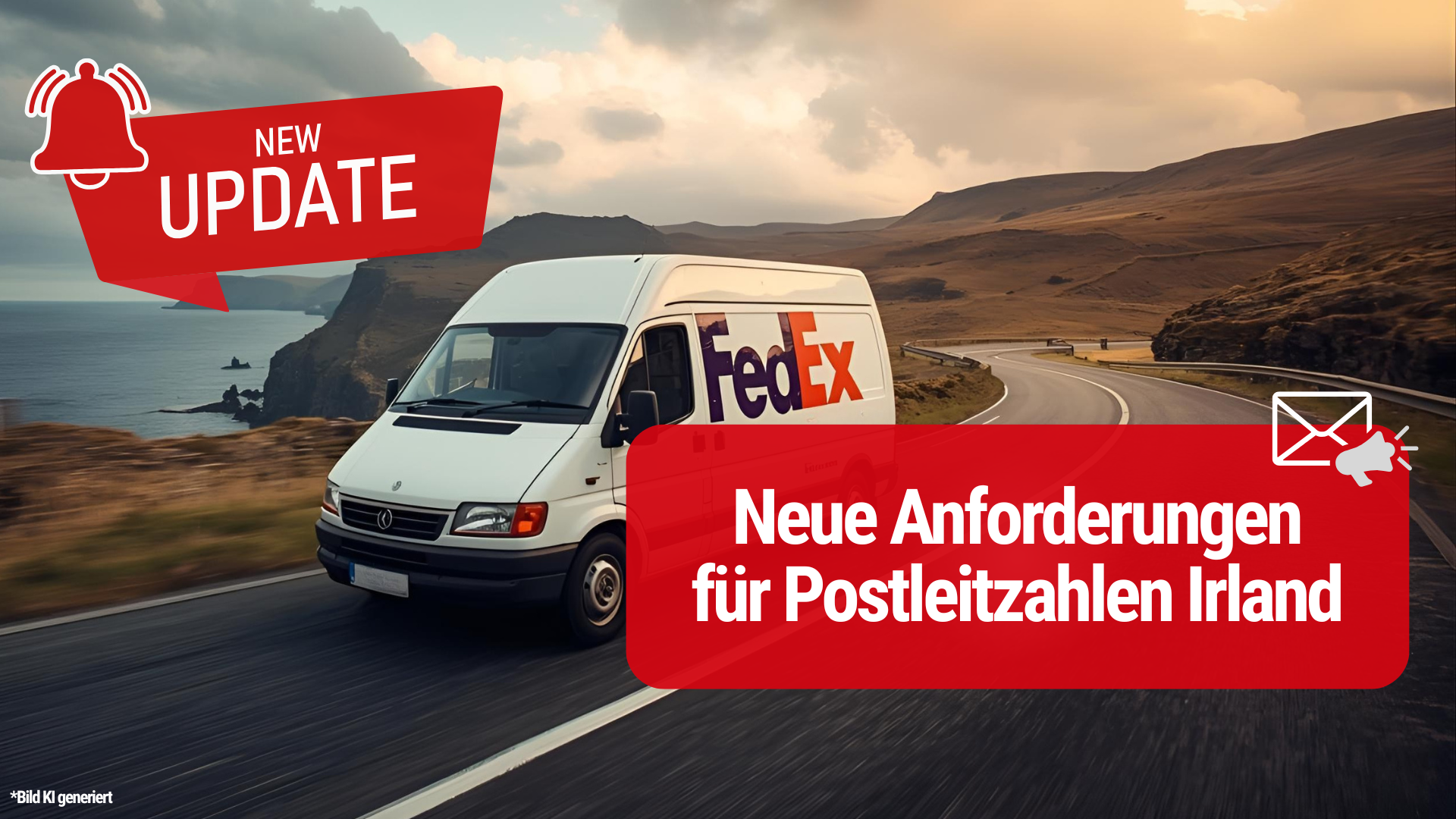 FedEx fordert Eircode bei Sendungen nach Irland - Versandsoftware SendIT