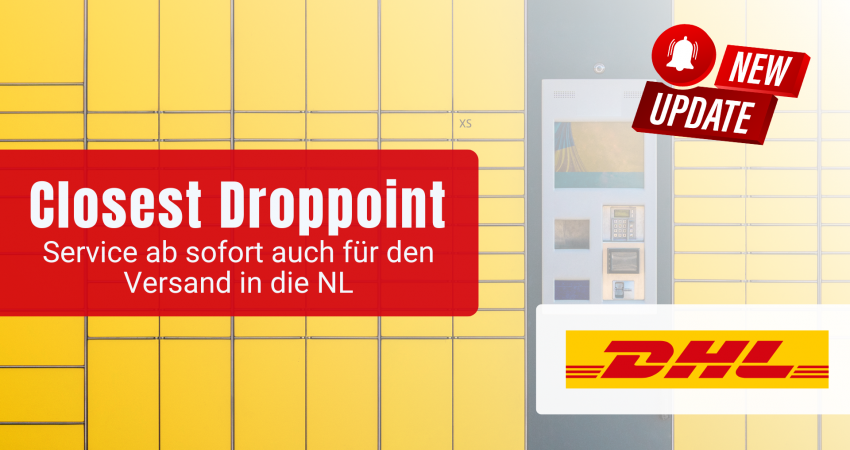 Closest Droppoint für den Versand nach Holland - mit der Versandsoftware SendIT
