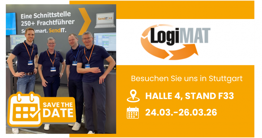 LogiMAT Messe 2026 save the date mit ProLogis und SendIT