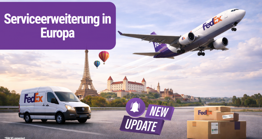 FedEx erweitert nationale Services in Europa – mehr Möglichkeiten für Ihren Versand mit SendIT!